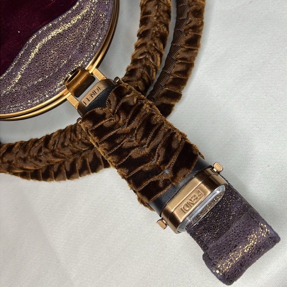 Fendi Squirrel Embellished Velvet Spy bag - Picture 7 of 15